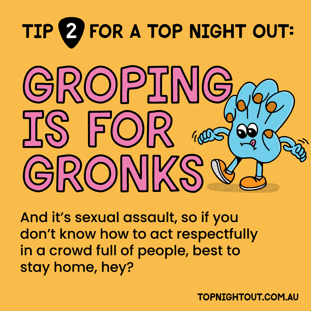 Groping is for gronks